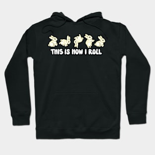 Rabbit Lover Kids This Is How I Roll Cute Bunny Hoodie